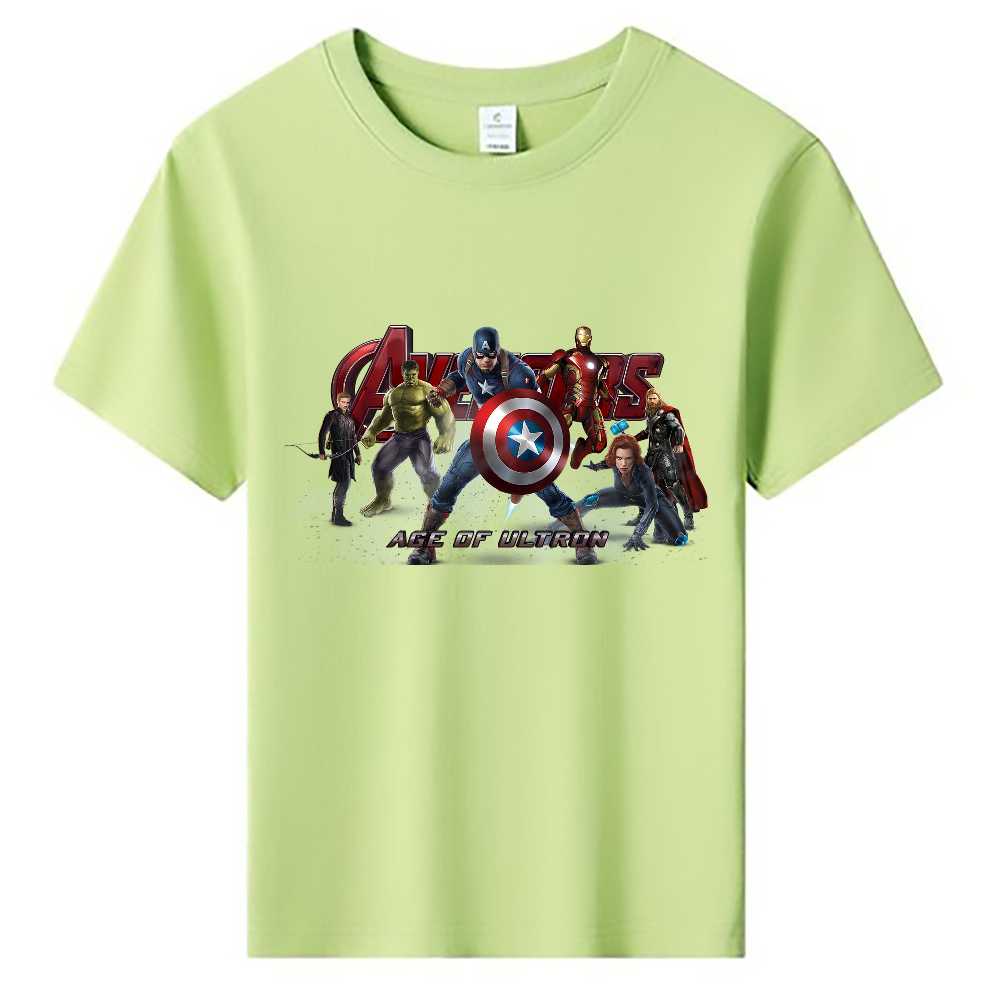 （画像用） アベンジャーズ The Avengers 綿100％キッズTシャツ（フロントプリント）